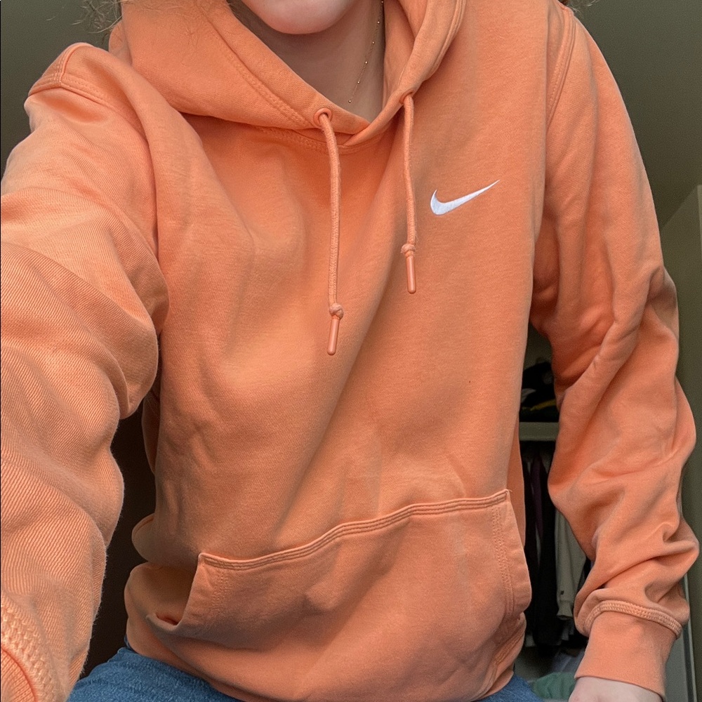 Nike Vibrant Orange Pullover Hoodie